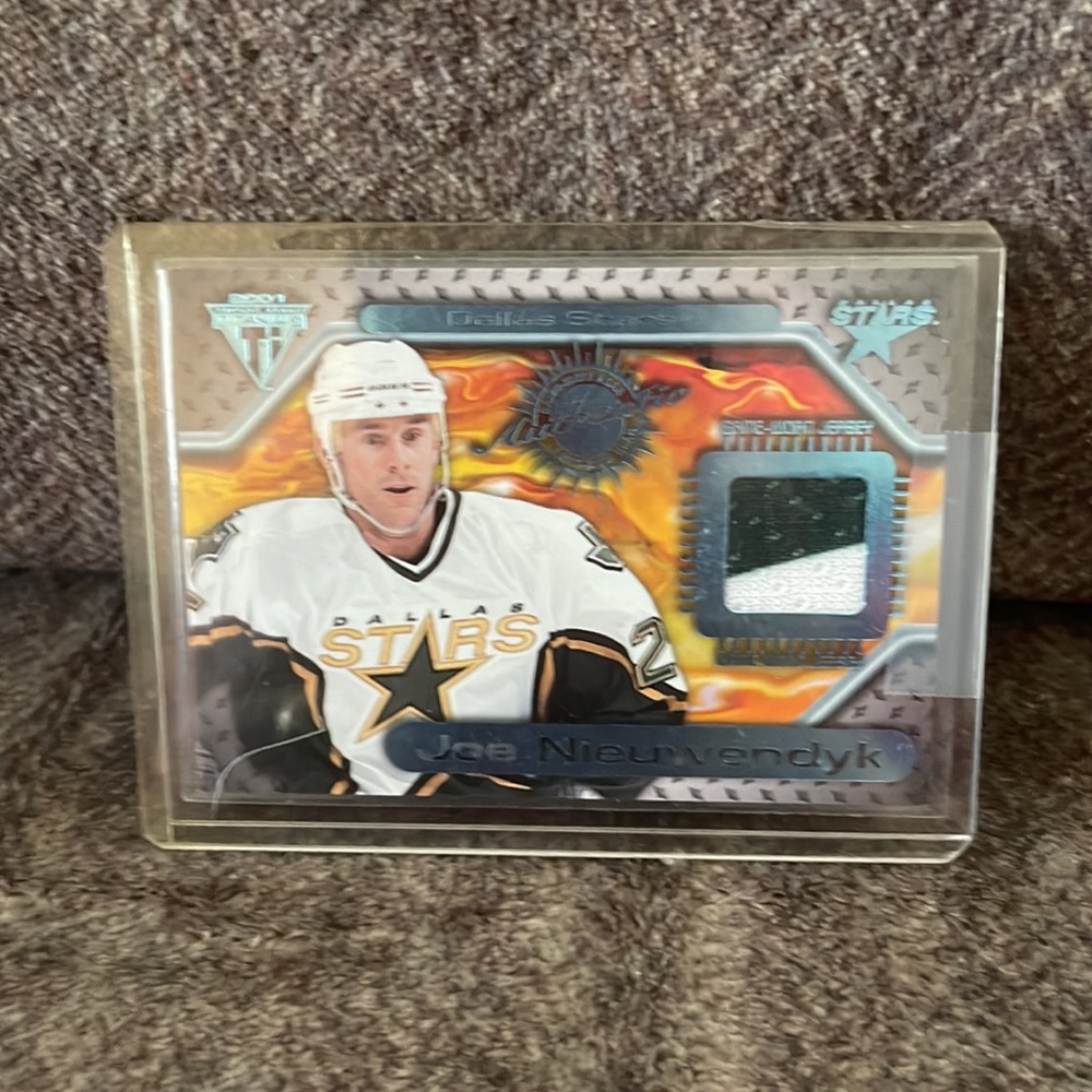 USA Dallas Stars 2001 Joe Nieuwendyk Jersey #90 Benoit Hogue Jersey card #83